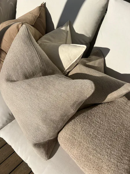 Hovedbilde Pute Massai 50x30 lin - Flax - Home spirit