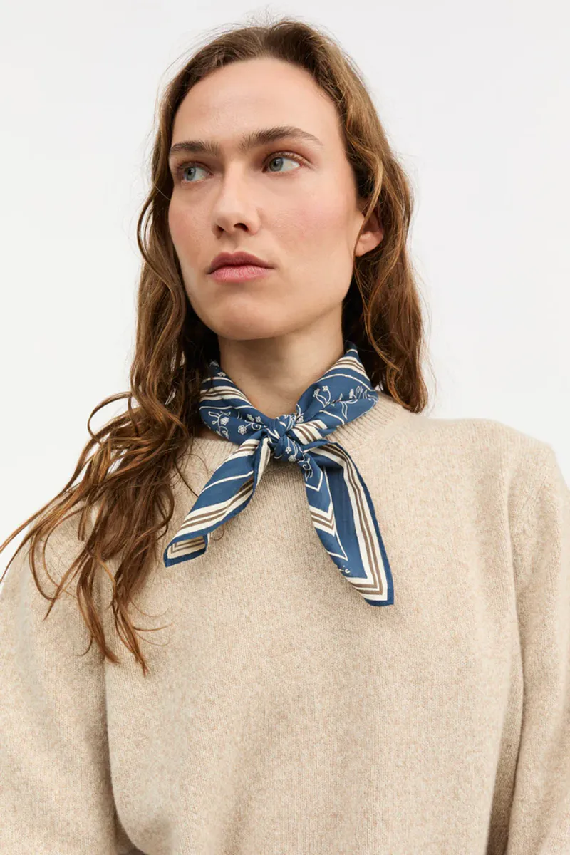 Skall classic scarf 55x55 - Dark Navy - Skall Studio