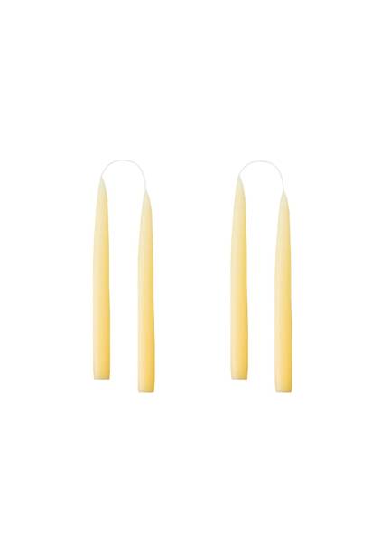 Hovedbilde Hand Dipped Candle 20 cm yellow 2-Pakning - ...