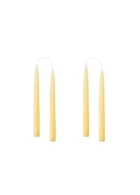 Hovedbilde Hand Dipped Candle 20 cm yellow 2-Pakning - ...