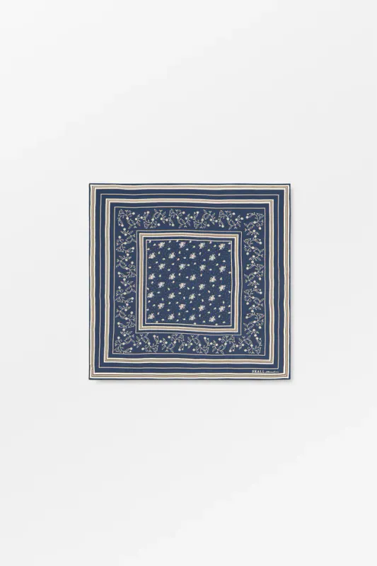 Skall classic scarf 55x55 - Dark Navy - Skall Studio