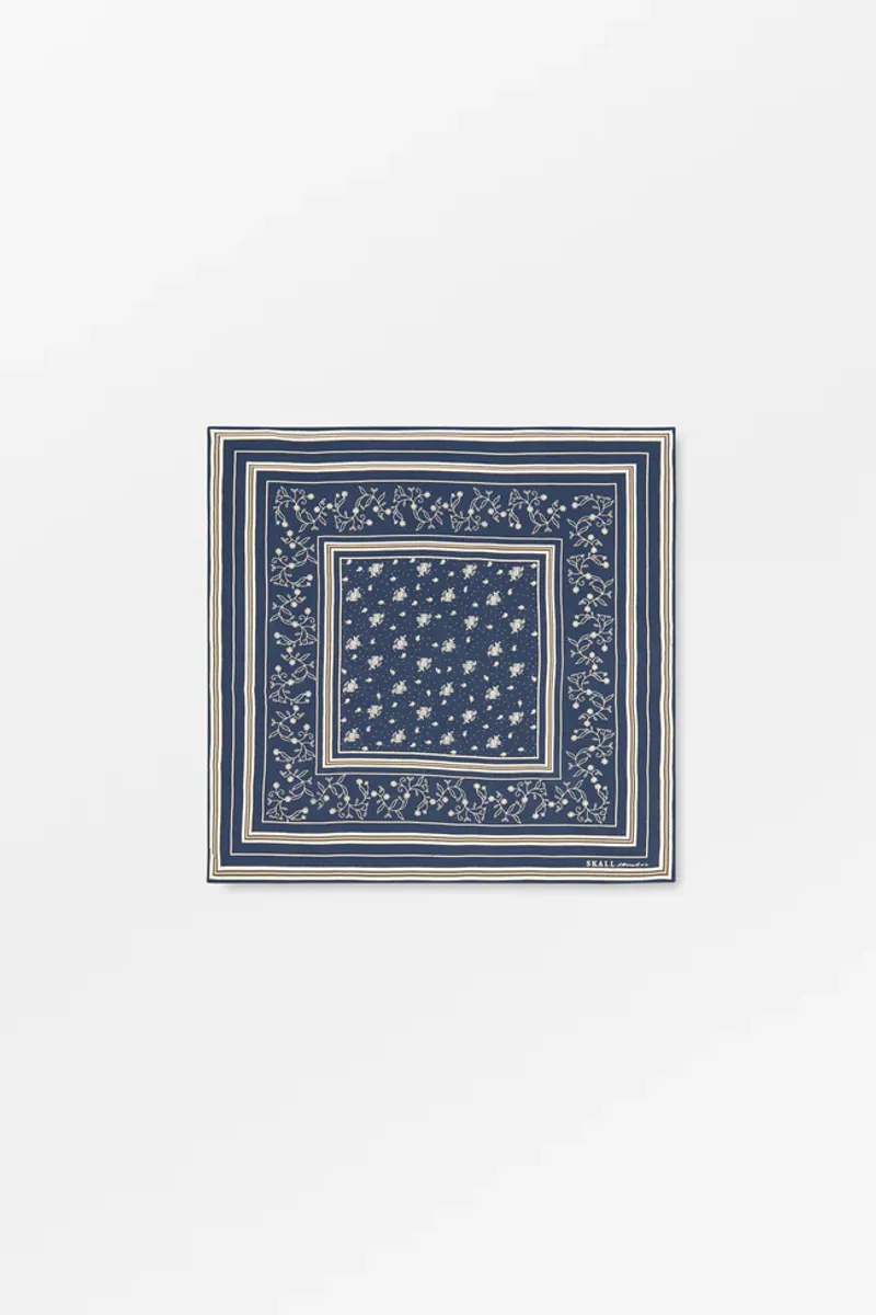 Skall classic scarf 55x55 - Dark Navy - Skall Studio