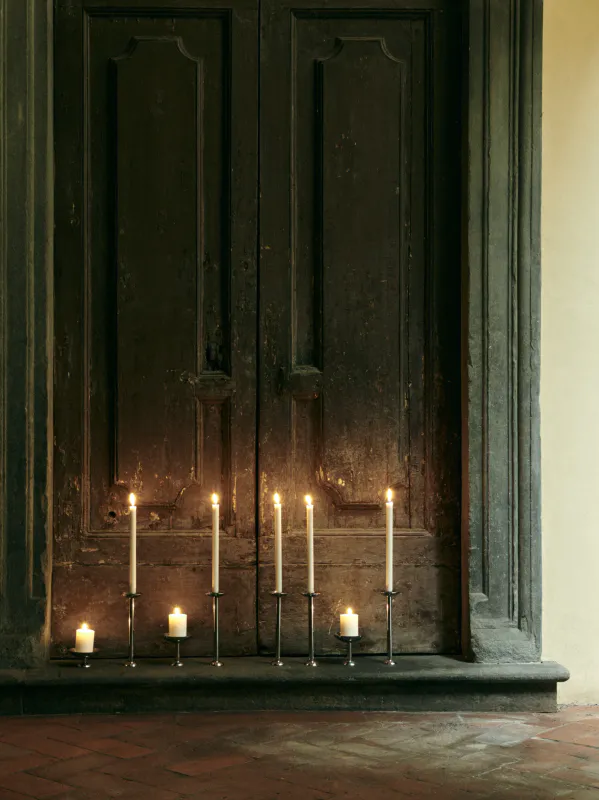 METAL CHAMPAGNE CANDLE HOLDER - LOUISE ROE
