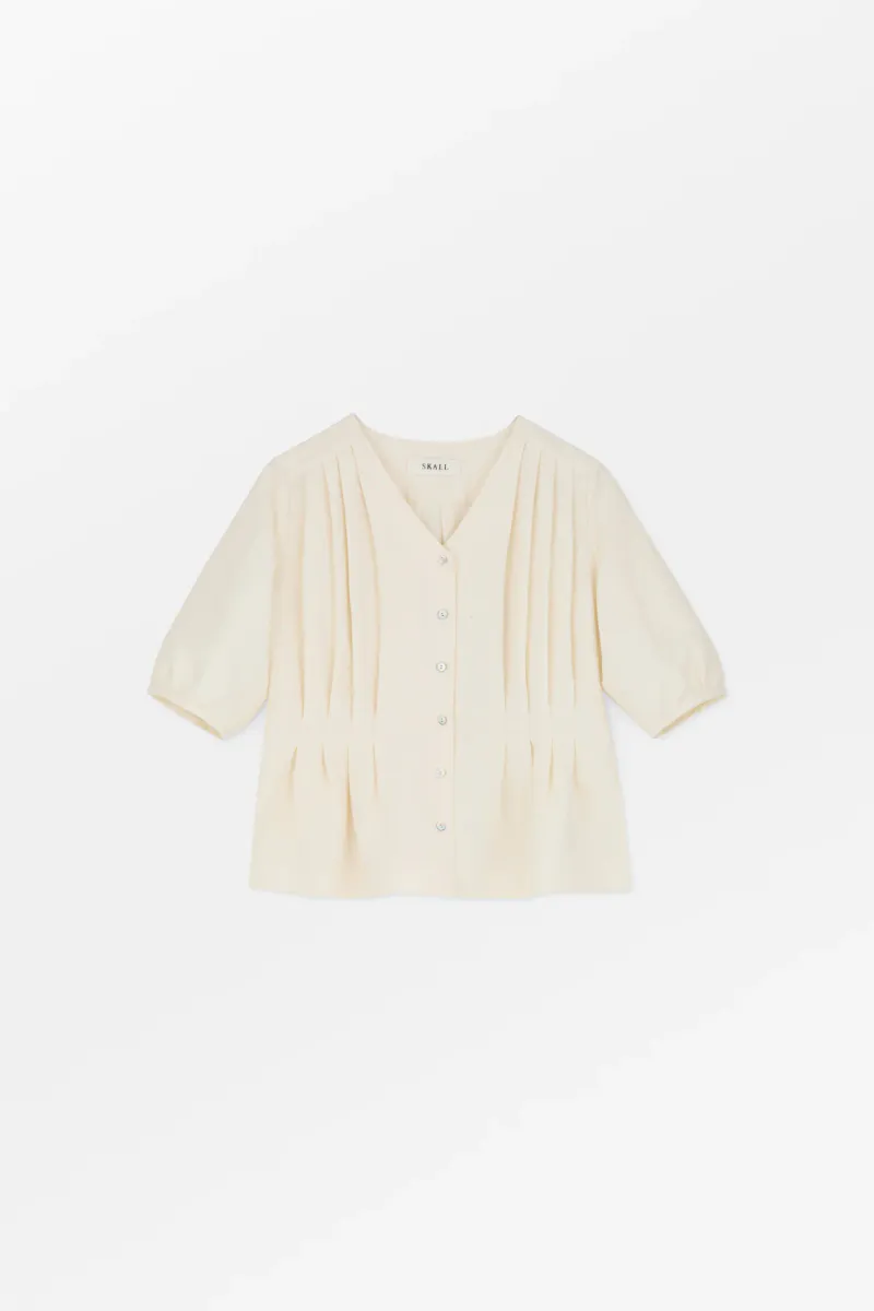Elvira blouse  - Ecru  - Skall Studio
