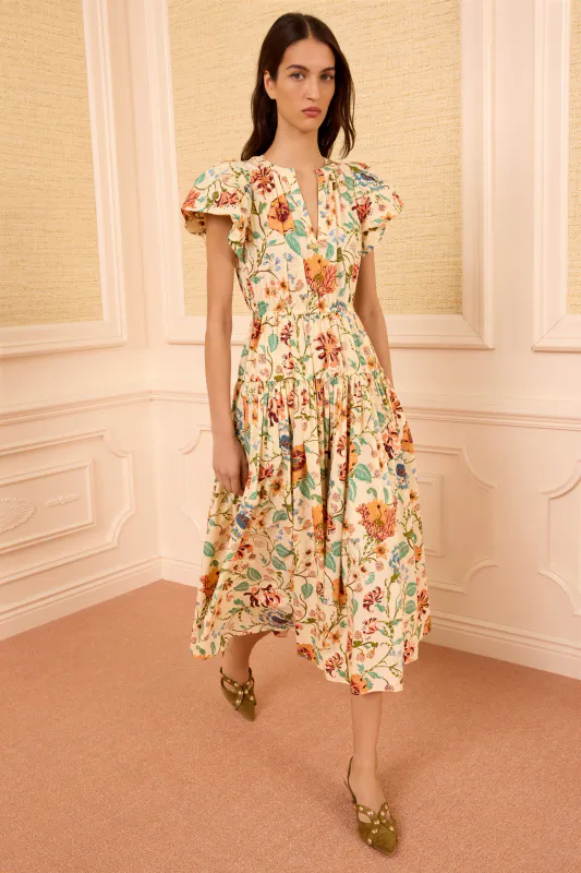 Marin Cotton Midi Dress - Ulla Johnson
