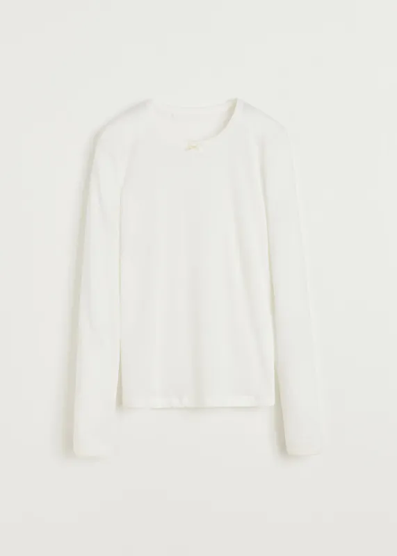  Messhu long sleeve |Pure Ecru - Aiayu