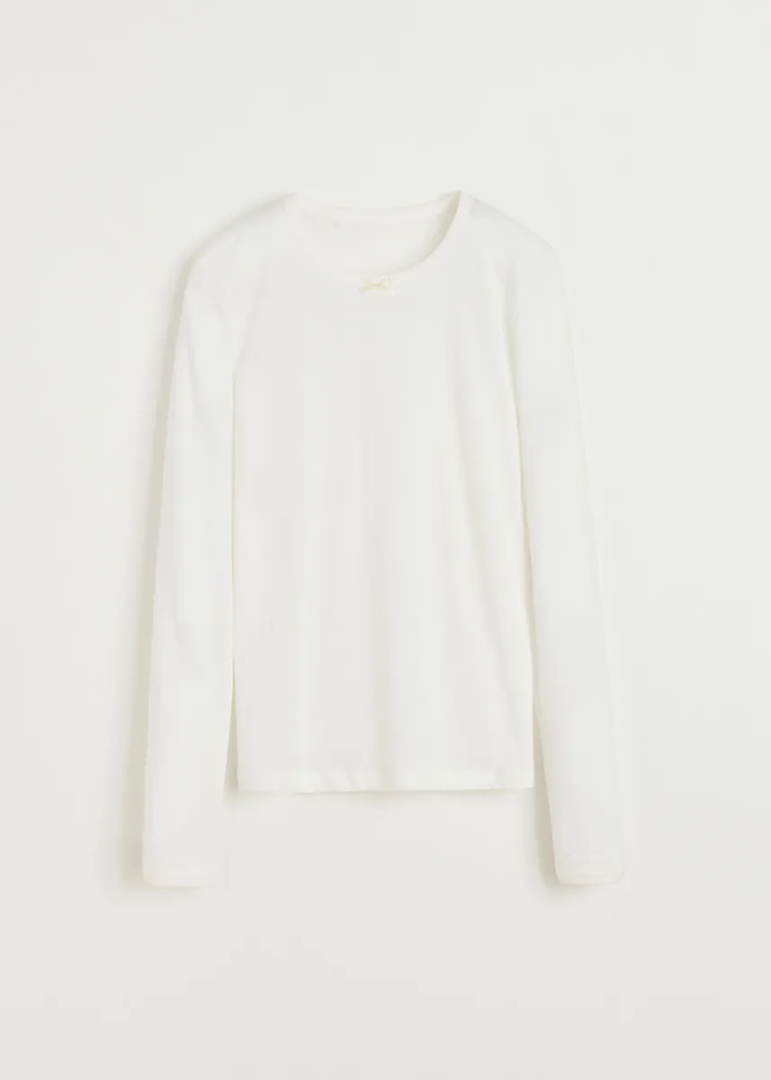  Messhu long sleeve |Pure Ecru - Aiayu