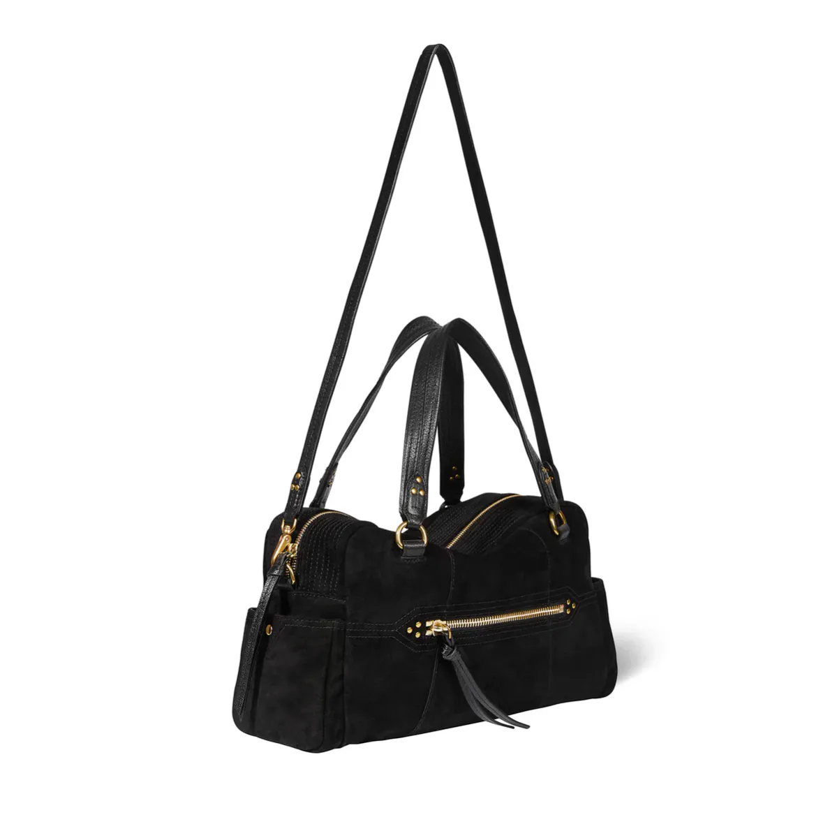 Lucky Bowling Noir Split Suede- Jerome Dreyfuss