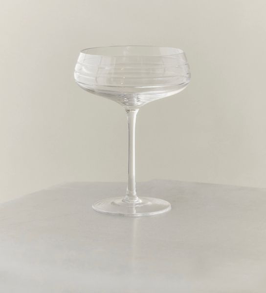 Hovedbilde Crystal Champagne Coupe Triple Cut clear Louise ...