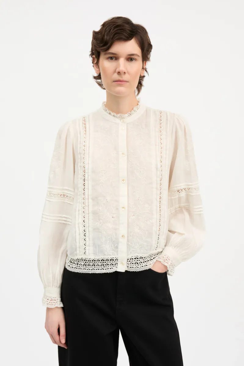 Velina shirt - Offhvite  - Skall Studio