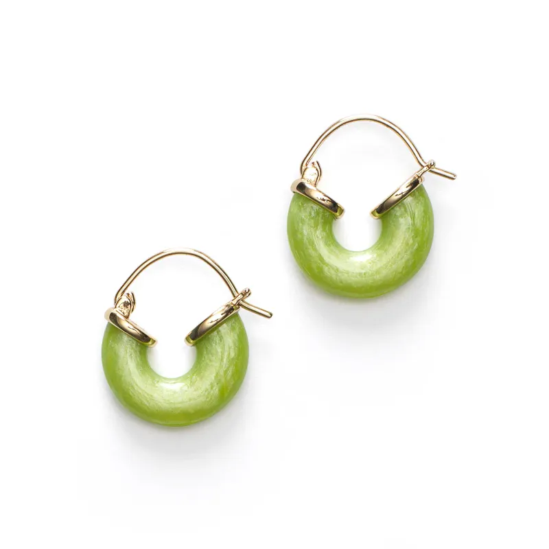Petit Swell Hoop - Echo Beach Green Oasis  - Anni Lu
