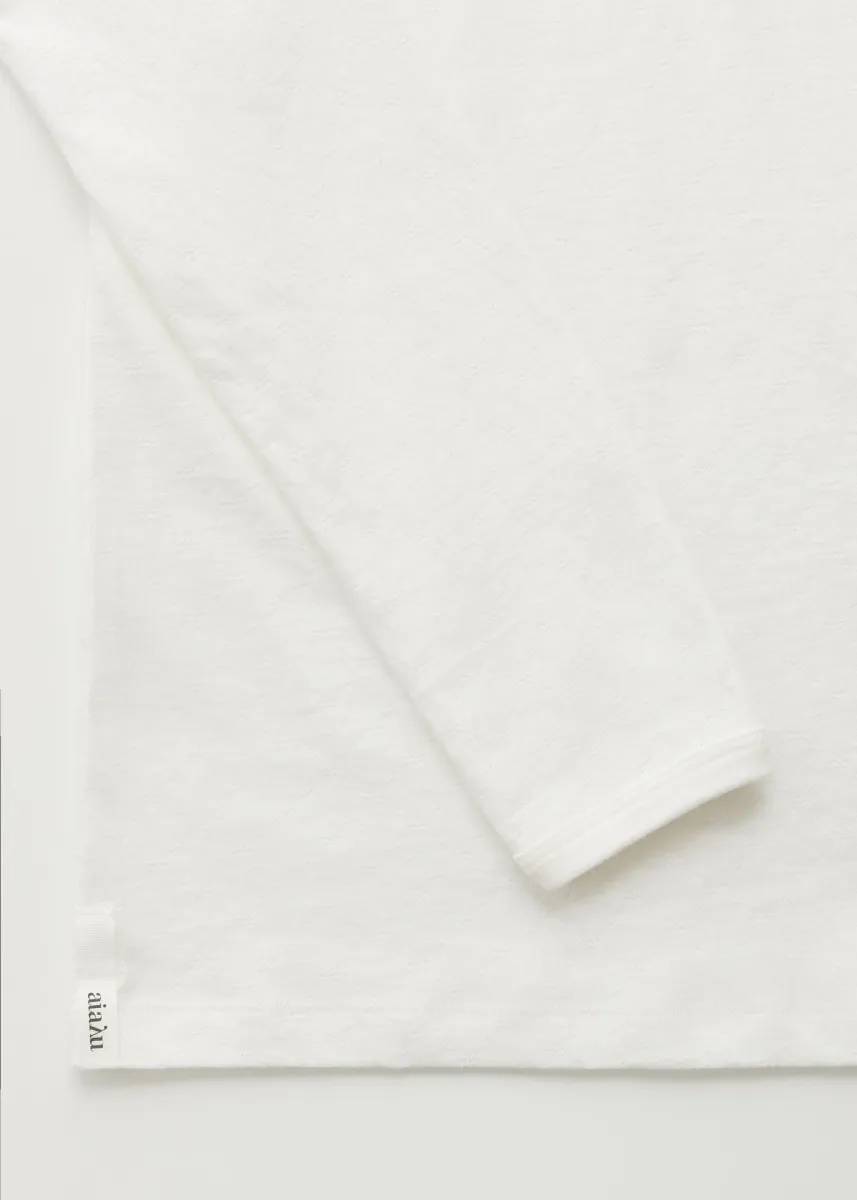  Messhu long sleeve |Pure Ecru - Aiayu