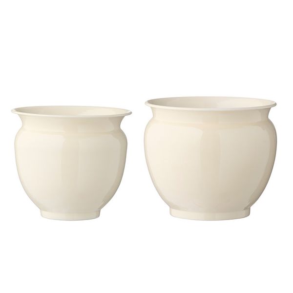 Hovedbilde Blomster potter H19/17cm Ada Cream S/2sizes- ...