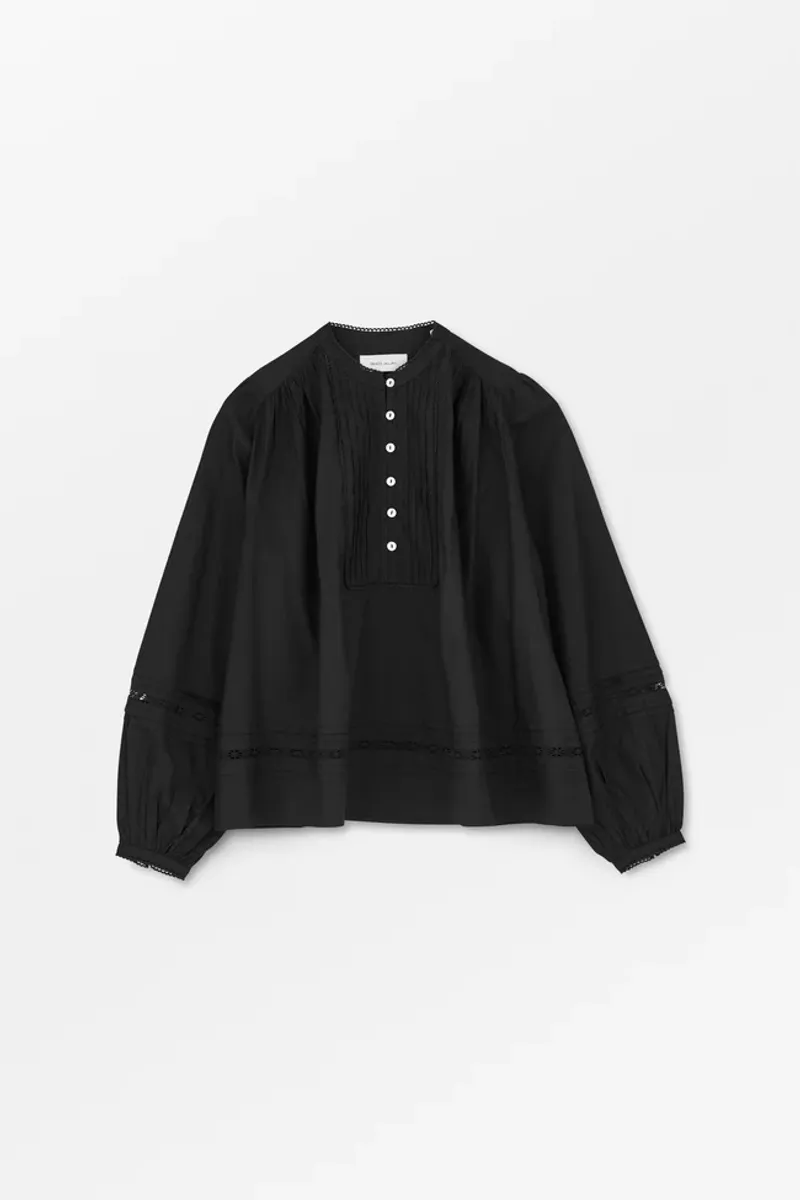 Leaf shirt - Black - Skall Studio