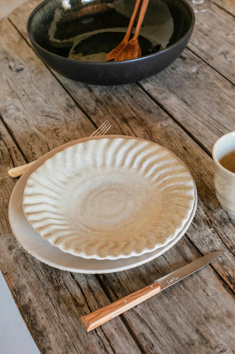 DASHI DEEP PLATE L DASHI QUARTZ CRAQUELÉ - JARS